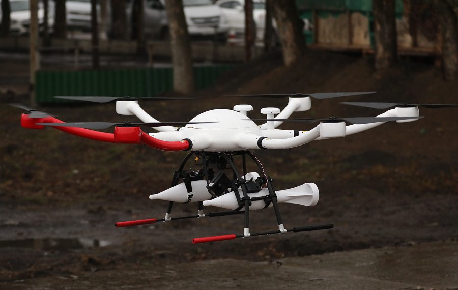 На военном полигоне испытали кубанские беспилотники