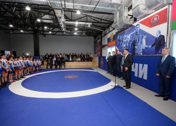 В Сочи открыли новый зал спортивной борьбы