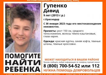 В Краснодаре при загадочных обстоятельствах пропал 9-летний ребенок