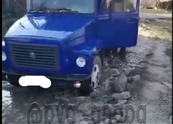 В анапском селе Цибанобалка вместо дорог остались одни направления