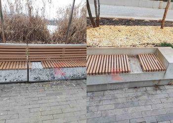 В краснодарском Дмитриевском сквере вновь орудовали вандалы