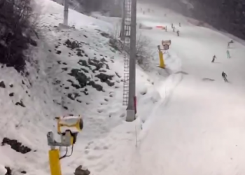 В горах Сочи на высоте 2320 метров за ночь выпало 8 сантиметров снега