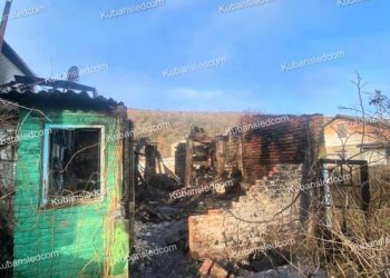 Пожар в Анапе унес жизни двух мужчин