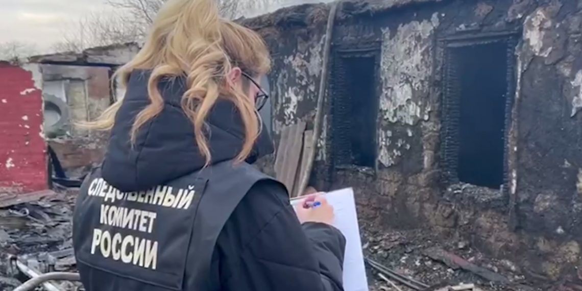 На пожаре на Кубани погибли трое маленьких детей