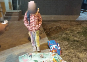 В Анапе маленькая девочка продает на улице свои игрушки, чтобы купить гитару