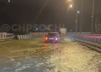 На Кубань идет похолодание, в Сочи перед Рождеством ожидается мощный ливень