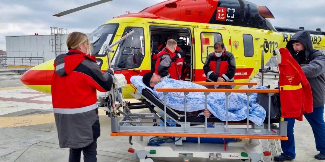 Краснодарская краевая больница получила еще один вертолет