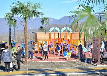 В сочинском селе Красная Воля открыли сквер