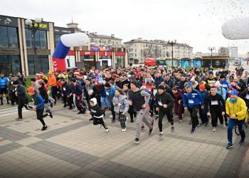 В Новороссийске 1 января прошел Трезвый забег