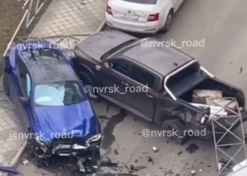 Бесправный житель Москвы на BMW устроил массовую аварию в Краснодаре