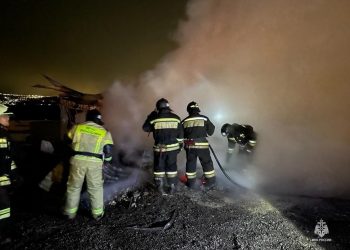 В сочинском селе Нижняя Шиловка произошел пожар в конном клубе «Мустанг»