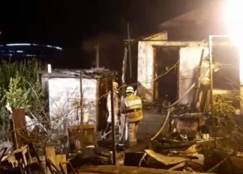 В Сочи горел дом: есть пострадавшие