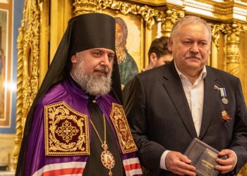 Константин Затулин поздравил с юбилеем епископа Сочинского и Туапсинского Германа