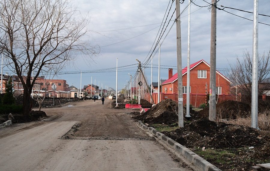 В Краснодаре на 55% отремонтировали улицу Александровскую