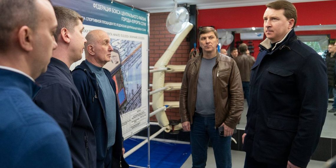 У зала бокса в Сочи появится ринг на свежем воздухе