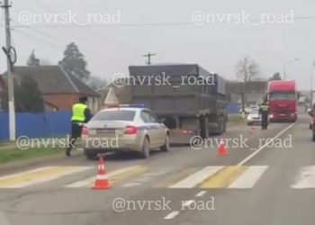 На Кубани грузовик насмерть сбил человека на «зебре»