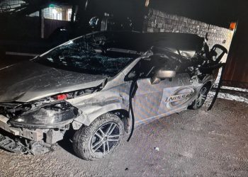 В Новороссийске водитель без прав врезался в прицеп и попал в больницу