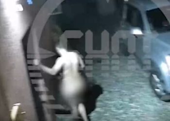 В Сочи голый мужчина ломился в дом