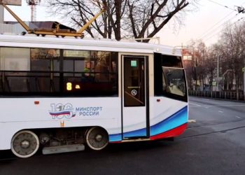 По Краснодару ездят «спортивные» трамвай и троллейбус