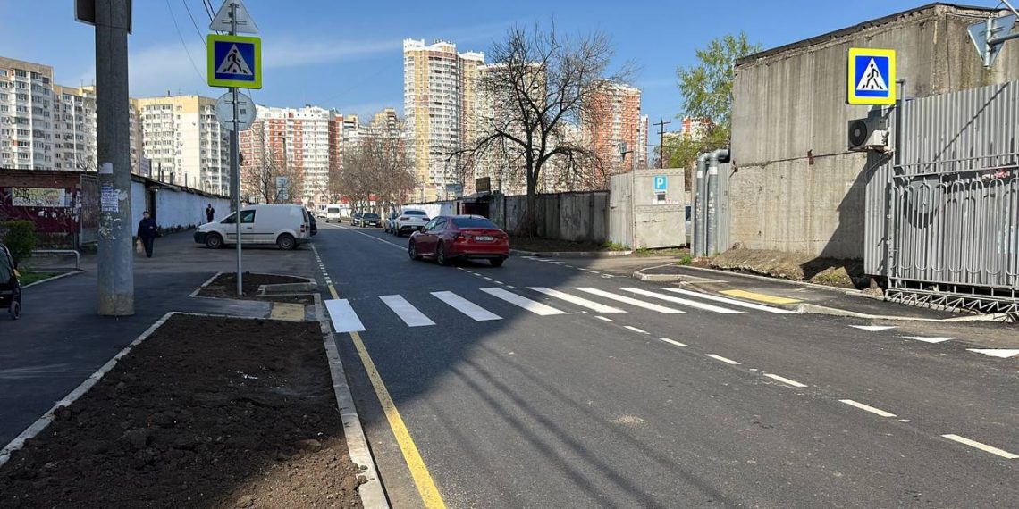 В Краснодаре отремонтировали улицу Думенко