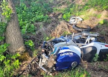 На Кубани мотоциклист врезался в ГАЗ и погиб