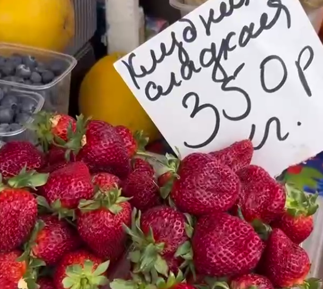 Ивлева пытались развести: цены на клубнику в Краснодаре оказались намного ниже