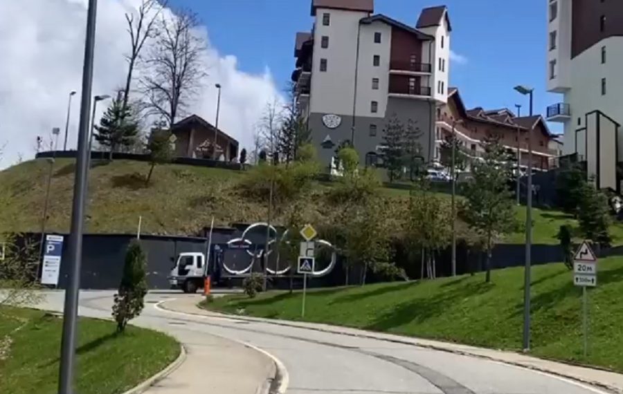 В Сочи демонтировали олимпийские кольца