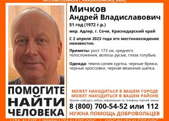 «Вышел вслед за женой»: в Сочи со 2 апреля ищут отца хоккеиста Матвея Мичкова