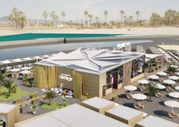 В центре Сочи благоустраивают пляж «Остров»