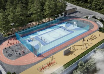 В центре Красной Поляны появится новый сквер со спортивной инфраструктурой