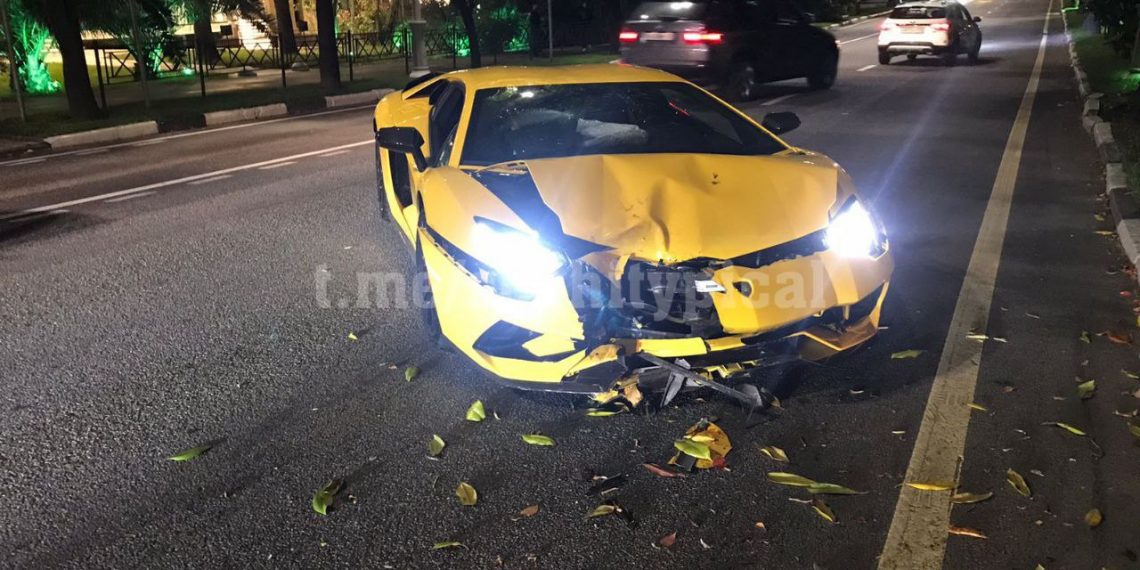В Сочи девушка разбила Lamborghini за 13 миллионов
