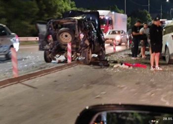 Дорожный замес с шестью автомобилями произошел на въезде в Новороссийск