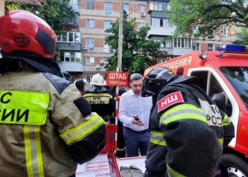 На месте хлопка газа в Краснодаре работают 123 человека