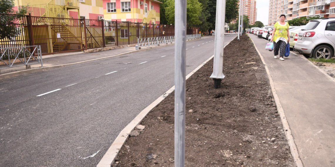 В Краснодаре завершается реконструкция улицы Циолковского