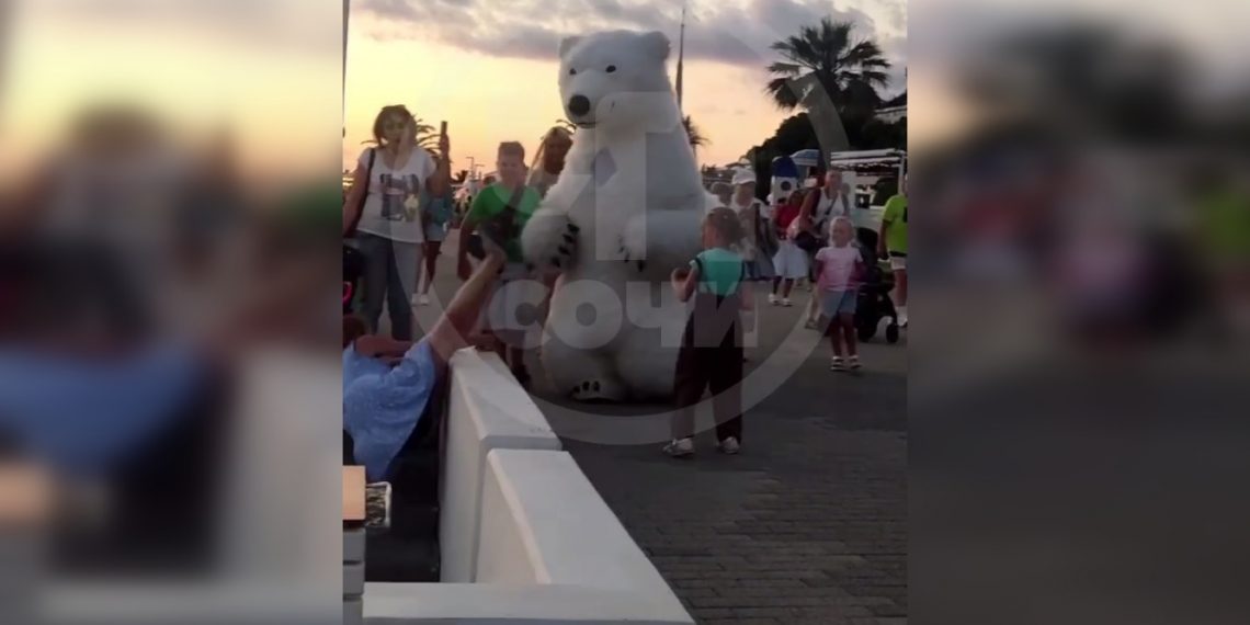 В Сочи женщина пыталась сфотографировать аниматора и упала на ступеньки вместе с младенцем