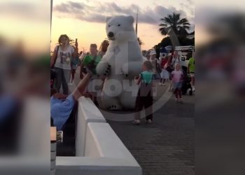 В Сочи женщина пыталась сфотографировать аниматора и упала на ступеньки вместе с младенцем