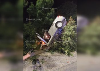 Под Новороссийском легковушка вылетела с дороги: водитель в больнице