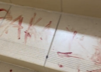 В Сочи жители многоэтажки получили неожиданные угрозы, написанные кровью на полу