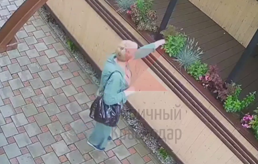 Серийная похитительница «живых» цветов замечена в Краснодаре