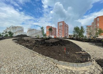 В Краснодаре на 30% благоустроили Изумрудный сквер