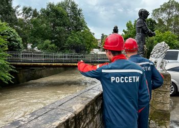 Сочинский филиал компании «Россети Кубань» выставил посты наблюдения и контроля за энергообъектами у горных рек в Сочи