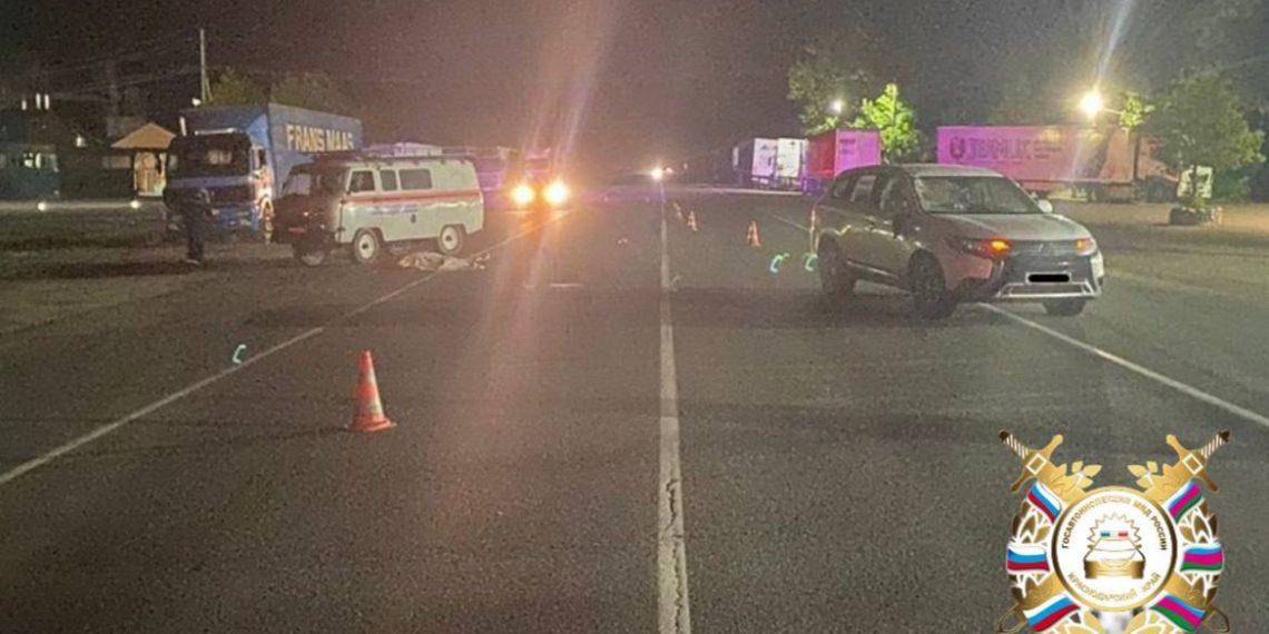 На Кубани Mitsubishi насмерть сбил 54-летнего мужчину