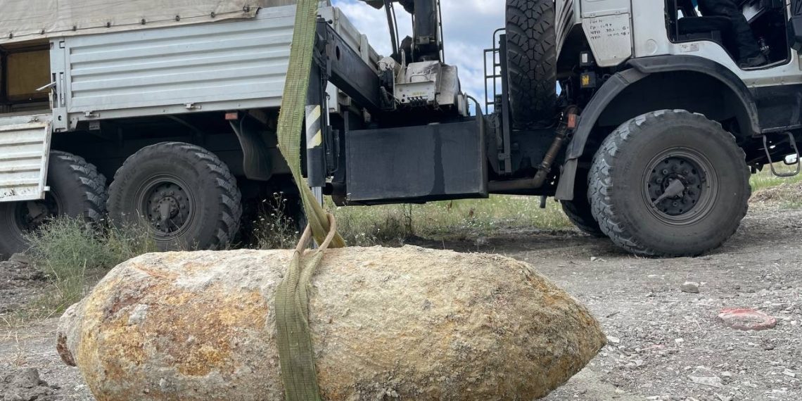 В Новороссийске уничтожили 250-килограммовую авиабомбу