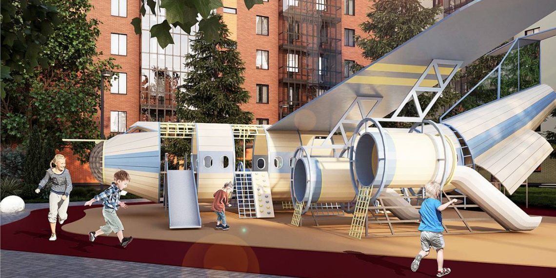 На улице Молокова в Сочи обустраивают территорию для семейного отдыха