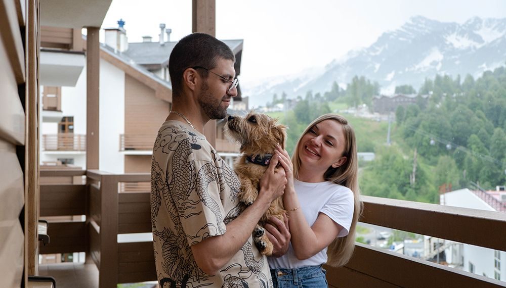 На «Роза Хутор» создана доступная среда для размещения с питомцами