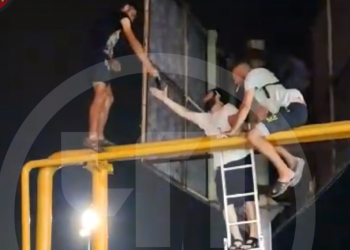 В Сочи акробат на газовых трубах взбудоражил Центральный район