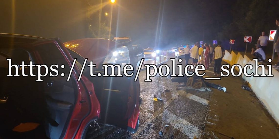 В Сочи мотоциклист погиб после столкновения с автомобилем Chery