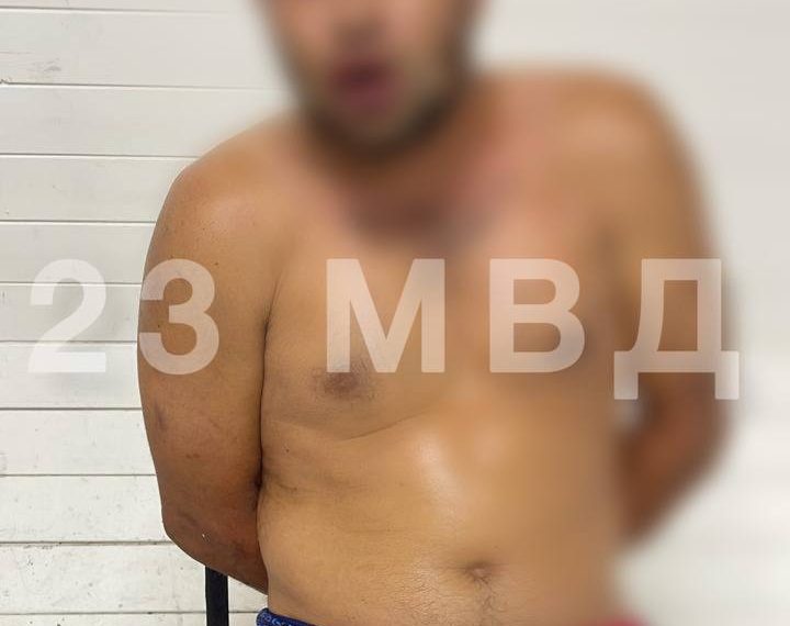 В анапском поселке Витязево задержан напавший на полицейского приезжий из Ростовской области