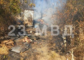 В Геленджике мужчина устроил пожар площадью 1,5 гектара