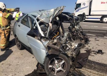 На Кубани 81-летний водитель «Лады» врезался в грузовик и погиб